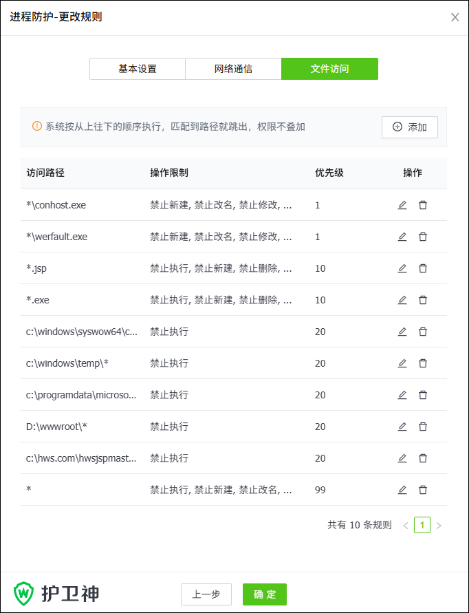 Tomcat進程防護規(guī)則 Tomcat進程防護規(guī)則